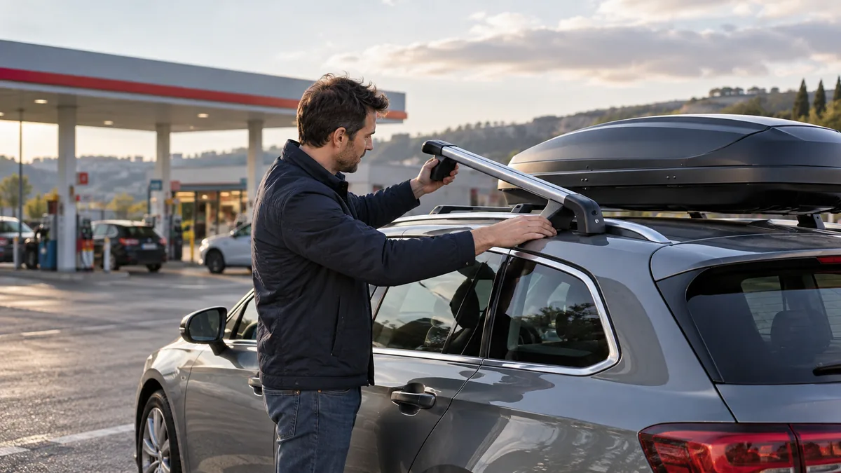 Coffre de toit oublié : combien coûte-t-il en carburant ?